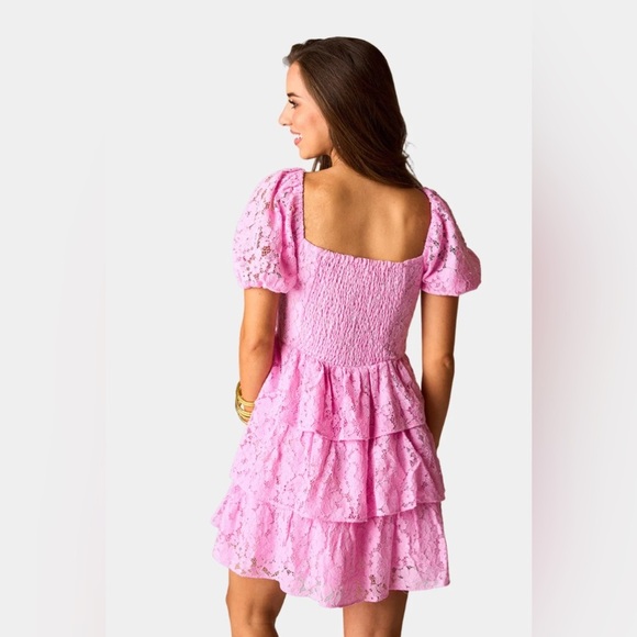 NEW Buddy Love Pink Lace Dress - Picture 3 of 5